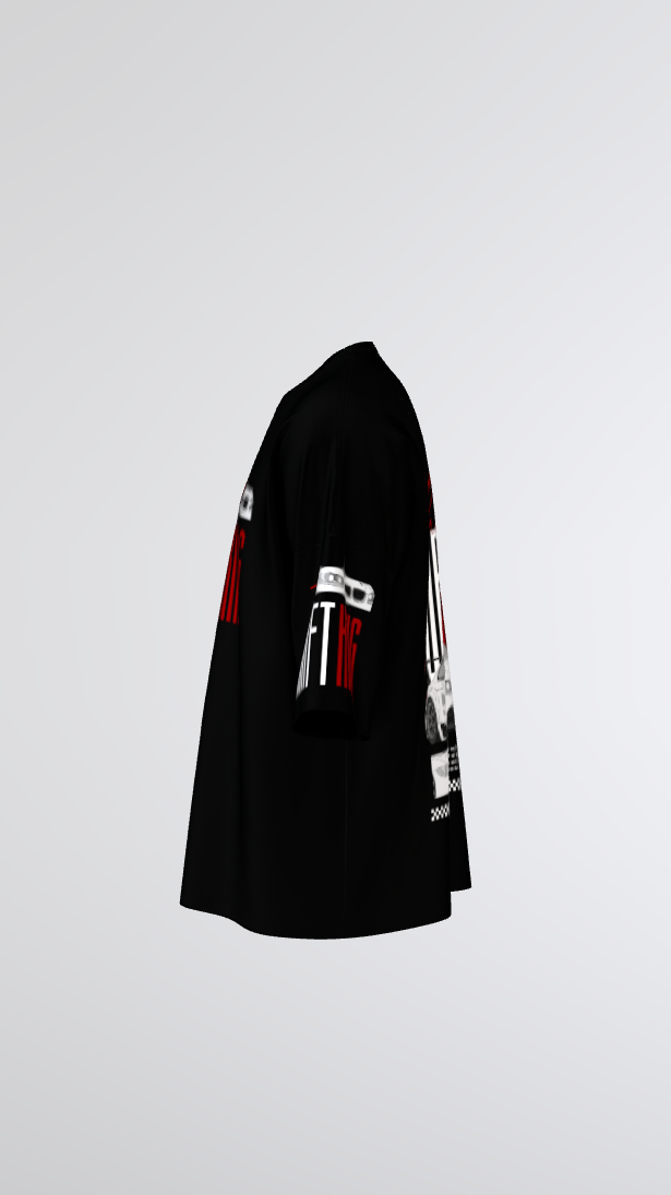 black drift king oversized t shirt (4)