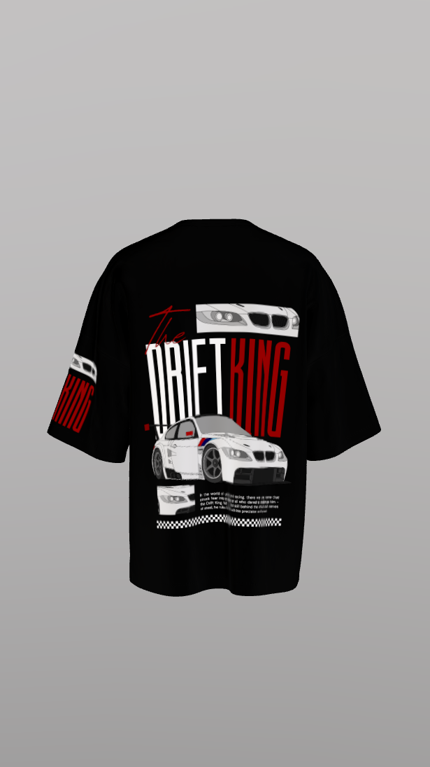 black drift king oversized t shirt (6)
